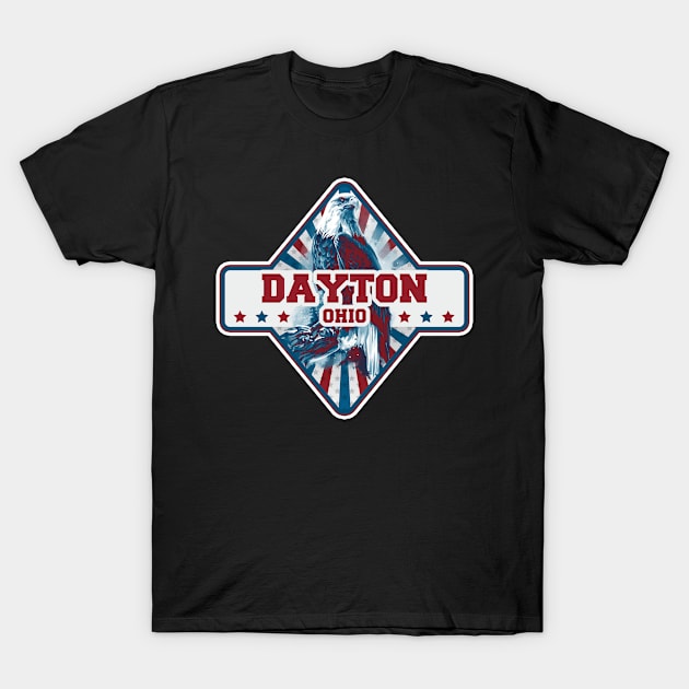 Dayton city gift. Town in USA T-Shirt by SerenityByAlex